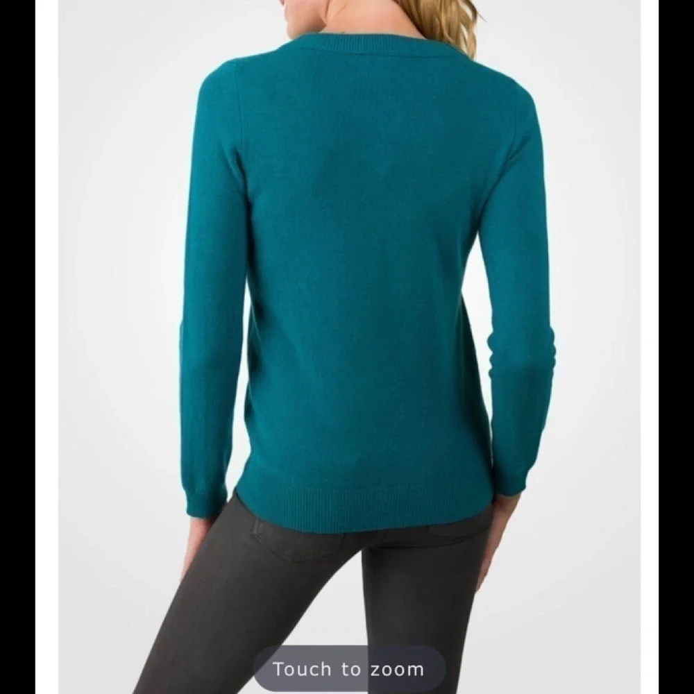 Vince Crewneck Cashmere Pullover Peacock​​​​​​​​​​
